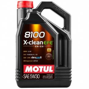Моторное масло Motul 8100 X-clean EFE 5W30 C2/C3/SN, 5л.