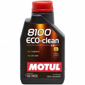 Моторное масло Motul 8100 ECO-clean 5W30 C2 / SN, 1л.