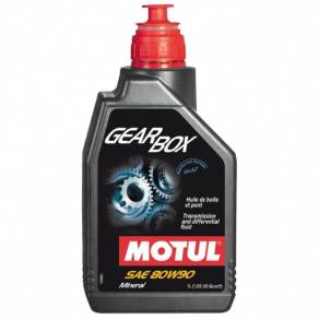Трансмиссионное масло Motul Gearbox 80W90 (GL4/GL5), 1л.